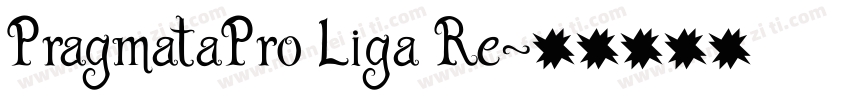 PragmataPro Liga Re字体转换